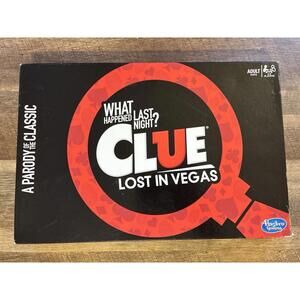 Clue Lost In Vegas A Parody Of The Classic Game Hasbro (Great Condition)